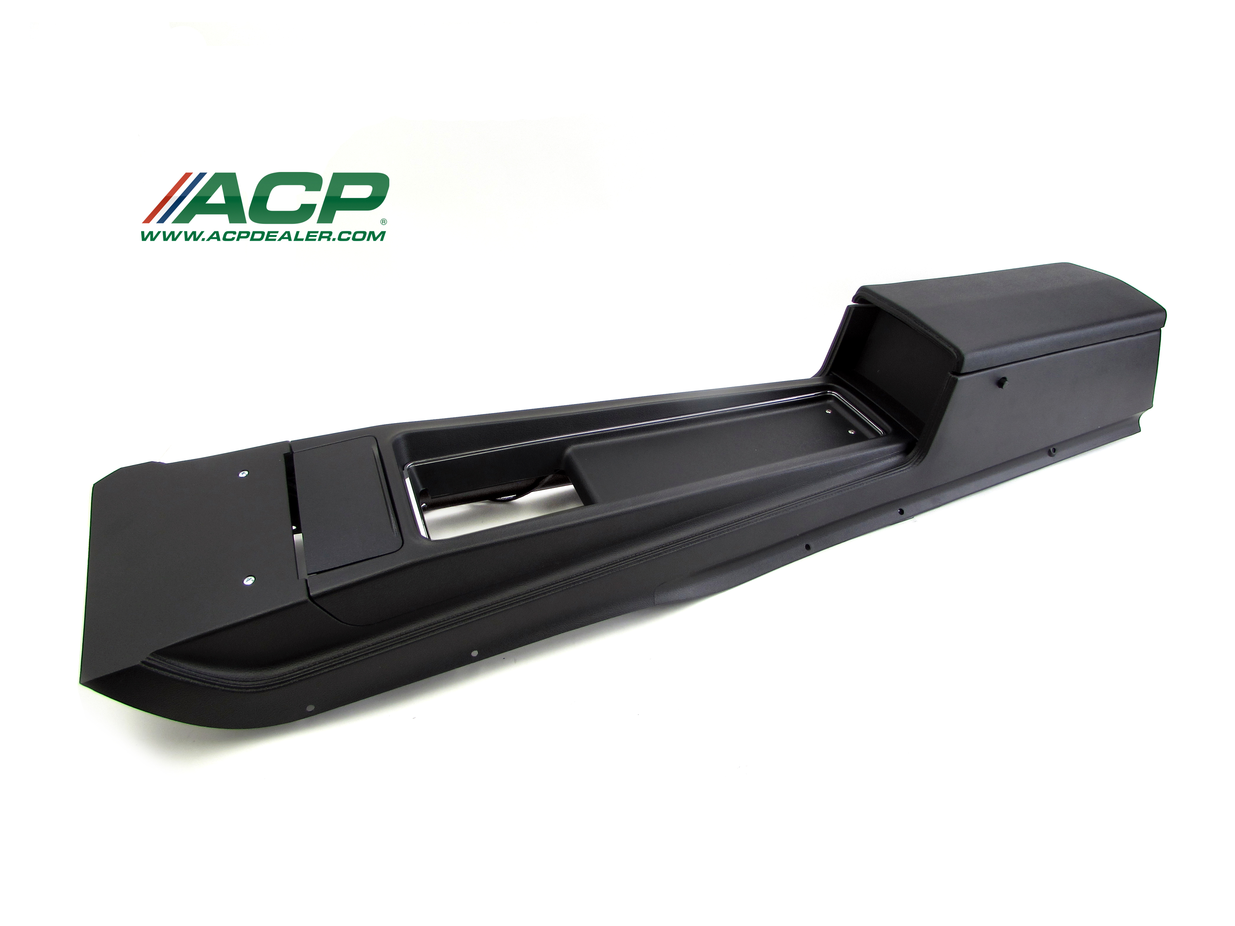 1970 Mustang Console Assembly New Reproduction W Automatic Transmission Black in Color W Black Insert 1970 Mustang Console Assembly New Reproduction W Automatic Transmission Black in Color W Black Insert