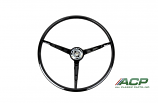 1967 Ford Mustang Standard Black Steering Wheel New High Quality Reproduction