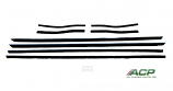 1967- 1968 Ford Mustang Window Felt Weatherstrip Kit Convertible, 8 Pieces NEW