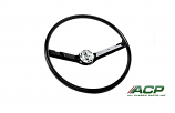 1968-69 Ford Mustang Standard Black Steering Wheel New High Quality Reproduction