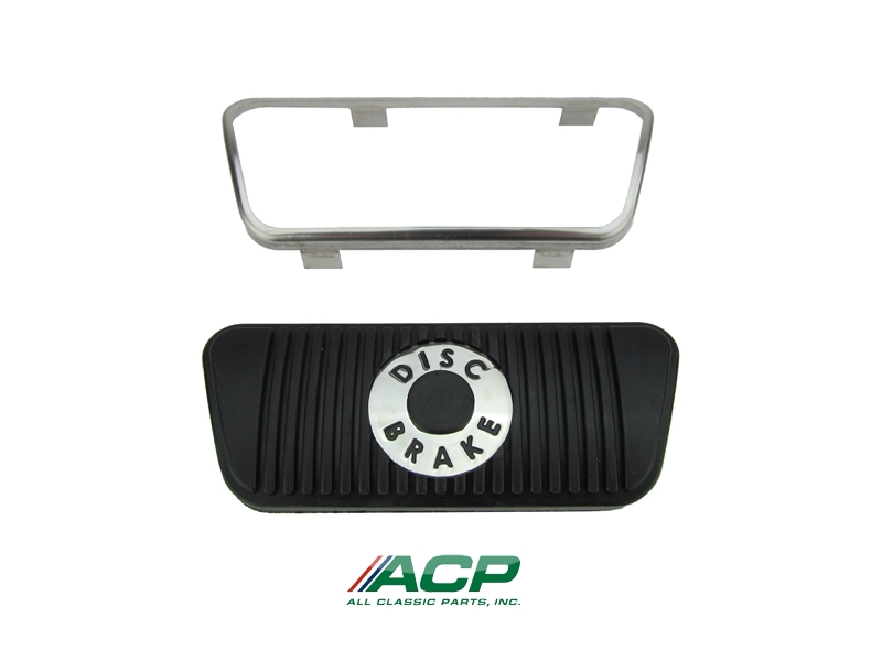 1965-67 Mustang Disc Brake Pedal Pad W / Trim For Cars Equipped With Auto Transmission
