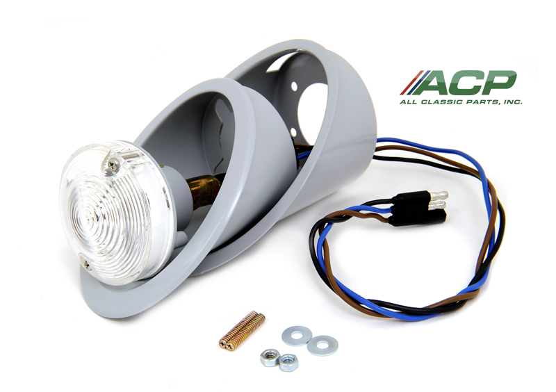 1967-1968 Ford Mustang Parking Light Assembly New Right Hand Light Assembly 1967-1968 Ford Mustang Parking Light Assembly New Right Hand Light Assembly