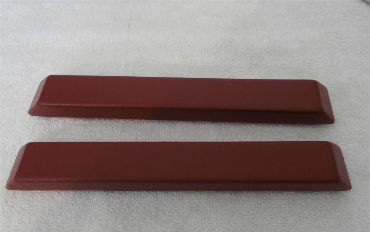1966 Ford Mustang Arm Rest Pad Set New Red
