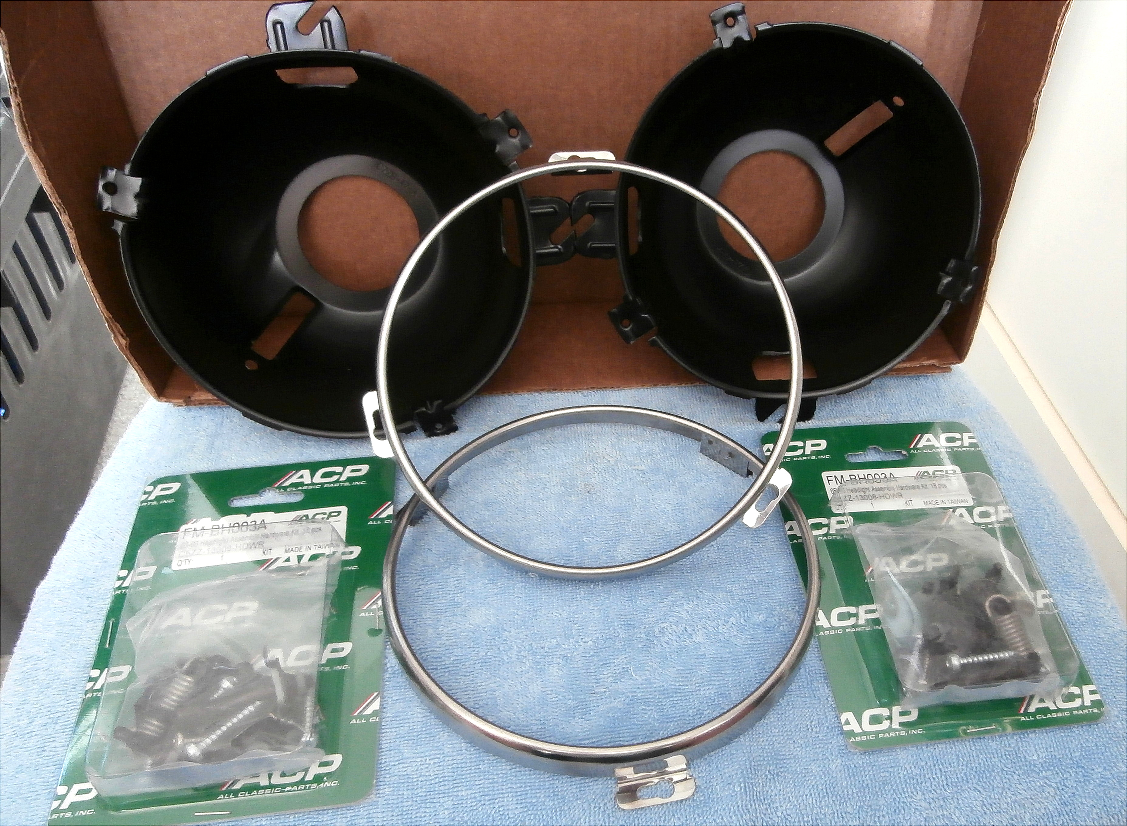 1965 Ford falcon headlight buckets #6
