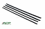 1965 - 1966 Ford Mustang Fastback Only Window Felt Weatherstrip Kit 4 Pieces NEW